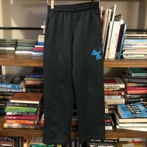 Under Armour Grey Sweatpants Boys M EUC